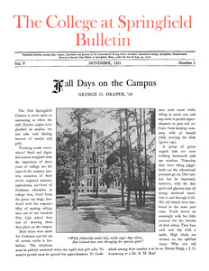 The Bulletin (vol. 5, no. 2), November 1931
