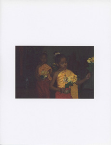 Photograph of Angkor Dance Troupe performing the Tiva Propey, 2005