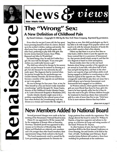 Renaissance News & Views, Vol. 8 No. 8 (August 1994)