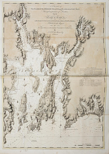 A chart of the harbour of Rhode Island and Narraganset Bay surveyed in pursuance of directions from the Lords of Trade to His Majesty's surveyor general for the northern district of North America