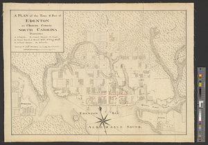 A plan of the town & port of Edenton in Chowan County, North Carolina