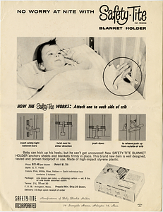 Safety-Tite Blanket Holder flyer