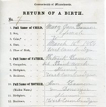 Certificate, Birth