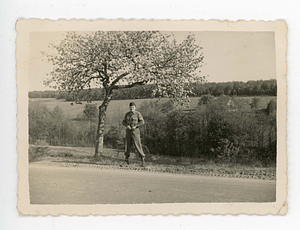 View of Murray Rosenblum in the Rhineland section of Germany