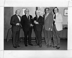 Group photograph of Suffolk University College of Arts and Sciences (CAS) faculty, photograph, circa 1960s