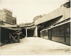 Pleasant Street subway entrance