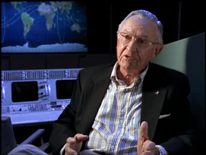 NOVA; Interview with Christopher Columbus Kraft Jr., NASA engineer and manager who helped establish NASA's Mission Control Center, part 1 of 4
