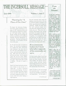 The Ingersoll Message, Vol. 4 Iss. 3 (June, 1998)