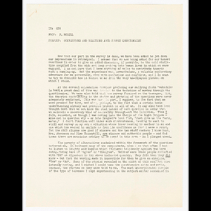 Memorandum from F. McGill to OPS about confessions and reactions to Action for Boston Community Development (ABCD) survey questionnaire