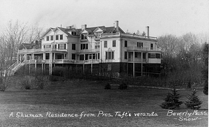 A. Shuman residence from President Taft's veranda, Beverly, Mass.
