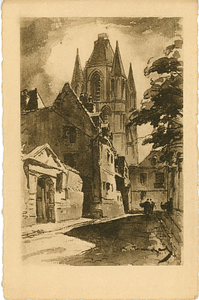 Postcard: Angers - La Tour Saint-Aubin