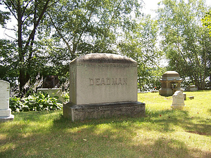 Deadman tomb, Lakeside Cemetery, Wakefield, Mass.