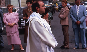 Fr. Eusebio Silva in procession