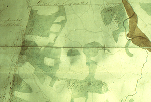 Mills Map 1830 - Northwest Williamstown and Hopkins Forest Area close-up.