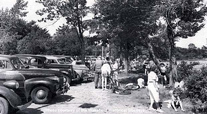 Swimming at Lake Quannapowitt, 1948