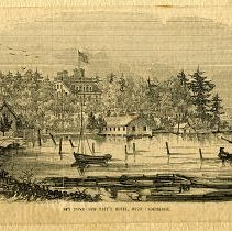 Spy Pond and Taft's Hotel, West Cambridge