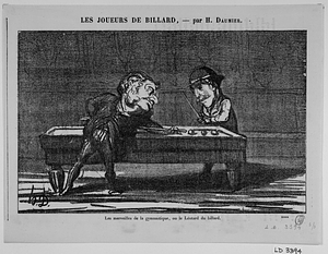 Les merveilles de la gymnastique, ou le Léotard du billard.