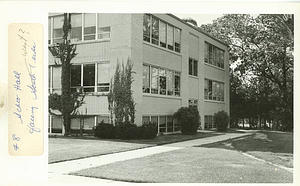 West side view of the old Schoo-Bemis Science Center at Springfield College