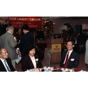 Guests mingle at the Chinese Progressive Association's 15th Anniversary Celebration