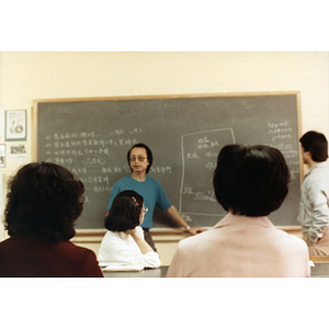 Students in a job placement class