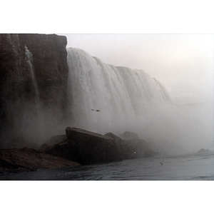View of a waterfall at Niagara Falls