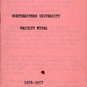 Program of Activities, 1956-1957