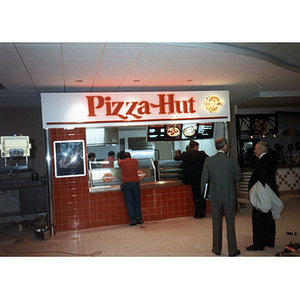 Pizza Hut stand in the food court of the Curry Student Center