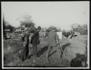 Sketching oxen in Sam Payne's field, York Village, Maine, undated