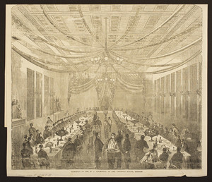 Banquet to Col. N. A. Thompson, at the Tremont House, Boston