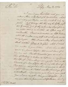 Letter from Benjamin Franklin to Samuel Mather, 12 May 1784