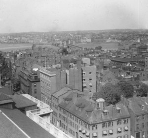 "View over Boston, N.W. from State House"