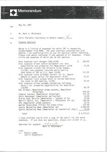Memorandum from Chris Pauletta to Mark H. McCormack