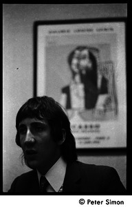 Pete Townshend: close-up portrait