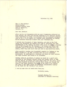 Letter from George B. Murphy, Jr. to National Baptist Voice