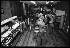 Shoppers inside Erewhon natural food store