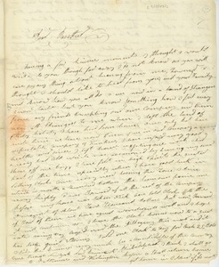 Letter from Daniel C. Hudson to Dr. Erasmus Darwin Hudson