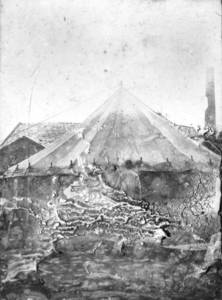 Army Tent and Man (1919)
