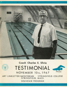 Coach Charles E. Silvia Testimonial Celebrations brochure, Nov. 10, 1967