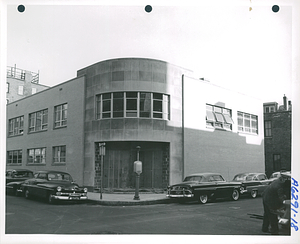 New building under construction for Columbia Pictures on corner of Church and Winchester Streets