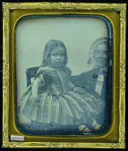 Unidentified woman and child