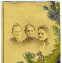 Mrs. Albert Winn with daughters Georgiana and Susanna Adams Winn