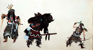 Buffalo Dance by unknown Zuni artist [1971.53R]