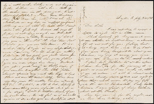 Letter from Augusta Bruen, Dayton, OH to Luther Bruen, 1861 July 31