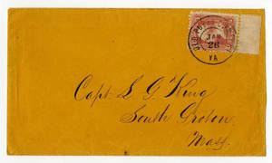 Letter by E. Howard, Camp Hamilton, to Capt. L. G. King, South Groton, Massachusetts