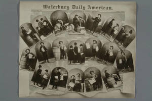 [Newspaper boys of the Waterbury Daily American]
