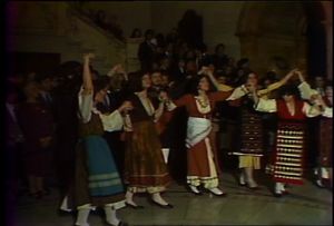 Greek dancers at State House