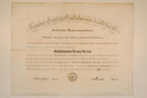 William Henne Krum's Williams College diploma, 1934