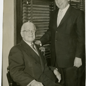 Anthony J. Stonina - with another former Mayor