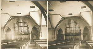 Interior of First Congregational Church of Amherst