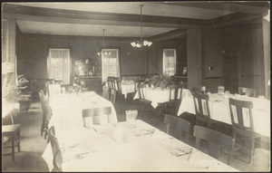 Dining room in Drury Hall